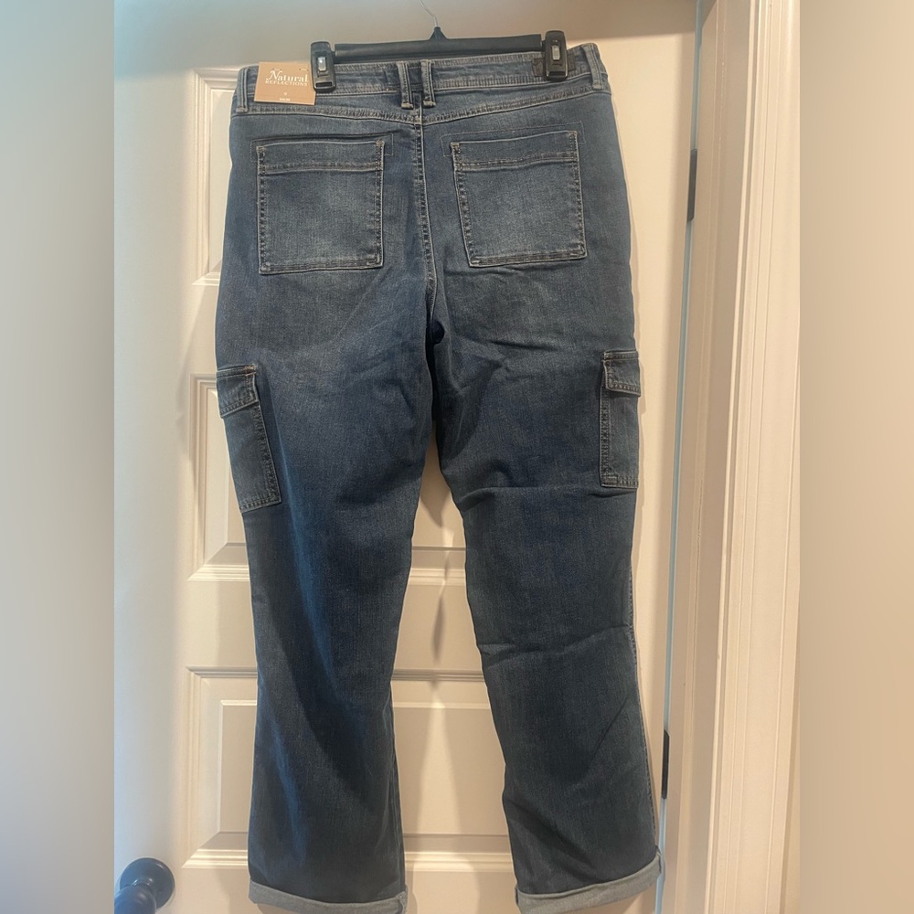 Natural Reflections Blue Straight Leg Jeans - Picture 3 of 4